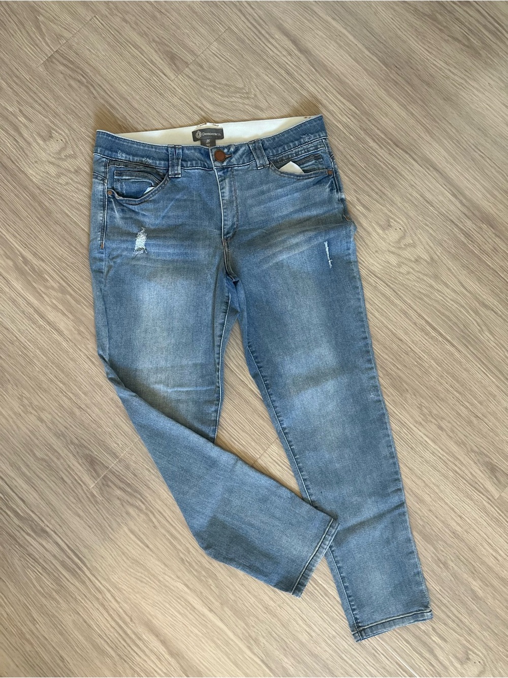 Distressed Plus Size Women’s Jeans